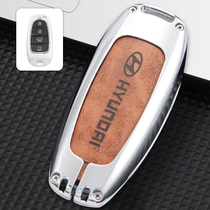 Leather Key Case for 2021 Hyundai Tucson L - Fits 2020-2021 Models
