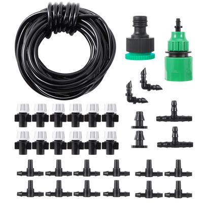 Einstellbare Zerstäubung Bewässerung Kit Automatische Vernebelung Bewässerung Sprayer System Garten Gewächshaus Blume Gemüse Rasen Vernebler
