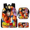 Primary And Secondary School Students Dragonball Schoolbag Three-Piece Cartoon Animation Backpack