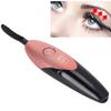 Electric Hted Eyelash Curler Digital Longlasting Electric Eyelash Curler for Women(  Red )