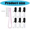 12pcs Drawstring Cord And Easy Threader Tool Kits For Sweatpants Hoodies Coat Swim Trunks Drawstring Rope Replacement