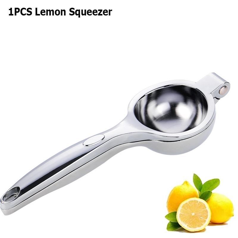 Lemon Squeezer Manual Citrus Juicer Stainless Steel Lime Squeezer Lemon Juicer Squeezer Lemon Pressing Juicer Easy  to Clean
