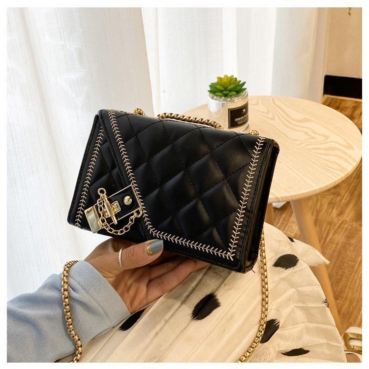 SCIONE Bag Female Rhombic Chain Handbag Fashion Small Square Bag Temperament Small Fragrance Shoulder Bag