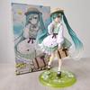 18cm Fashion Hatsune Miku Anime Figure Cheerleader Hatsune Miku Action Figures Kawaii Girls Figurine PVC Collection Model Toys
