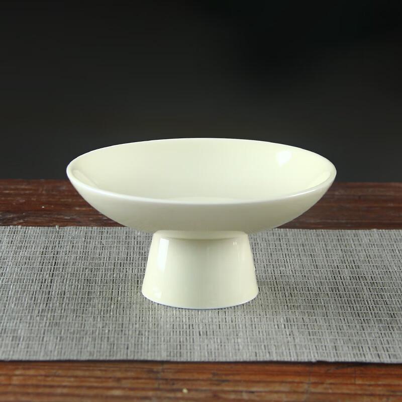 Wuhe Ceramic Vintage Footed Snack Plate