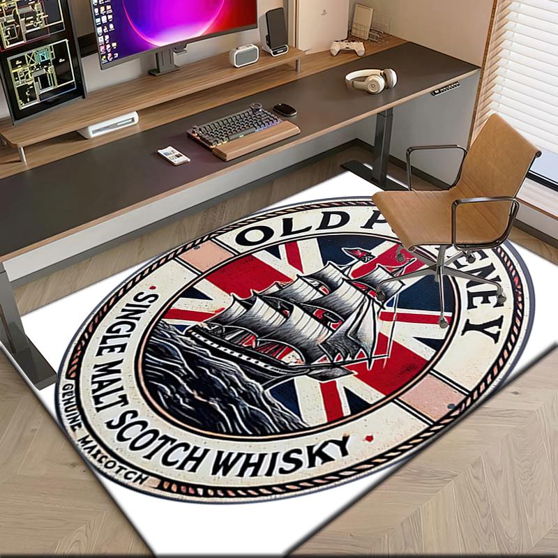 1pc British Empire London England Carpet Rug for Living Room Bedroom Home Sofa Decoration,Kids Play Non-slip Floor Mat