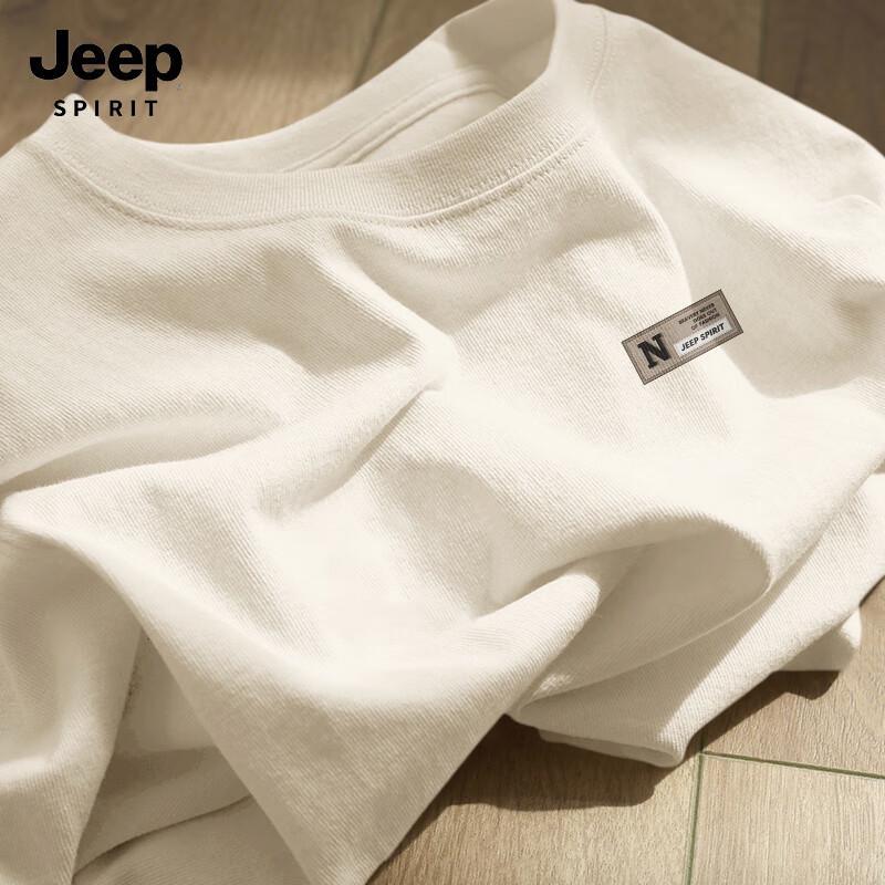 JEEP SPIRIT Men s Loose Fit Heavyweight Cotton T-shirt 3XL