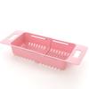 Adjustable Dish Drainer Sink Drain Basket Washing Vegetable Fruit Plastic Drying Rack Kitchen Accessories Storage Organizer Tool