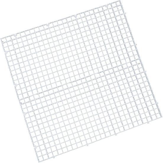 ALEGI Aquarium Plastic Grid Divider Tray Egg Crate,Grid Isolate Board Divider Fish Tank Bottom Black Filter Tray (Black 2 Pcs S)