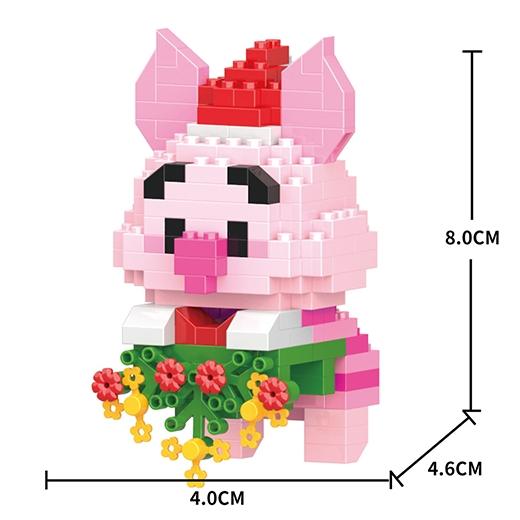 Disney Anime Prinzessin Bausteine Stitch Mickey Mouse Mini Action Spielfiguren Blöcke Spielzeug Ziegel Zusammenbauen Spielzeug Kinder Geschenke