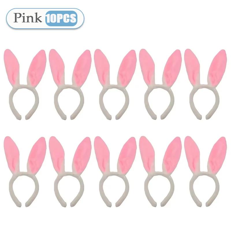 1-15 STÜCKE Niedliche Hasenohren Stirnbänder Niedliche Plüsch Hasenohren Haarband Osterdekoration Kostümparty Cosplay Haarreif Haaraccessoires