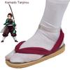 Hot Anime Demon Slayer Kimetsu No Yaiba Cosplay Accessories Kamado Nezuko Cosplay Clogs Kimono Flip-flops Geta Slippers Shoes
