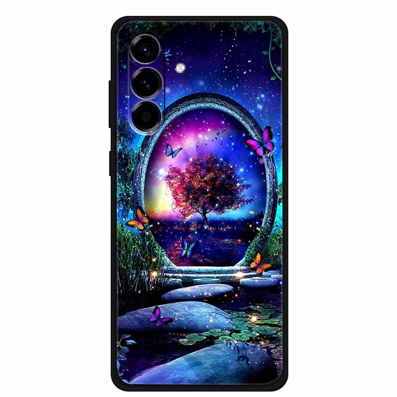 For Samsung Galaxy A56 Case Luxury Wolf Lion TPU Silicone Soft Back Cover for Samsung Galaxy A36 A26 5G Shockproof Bag Printed