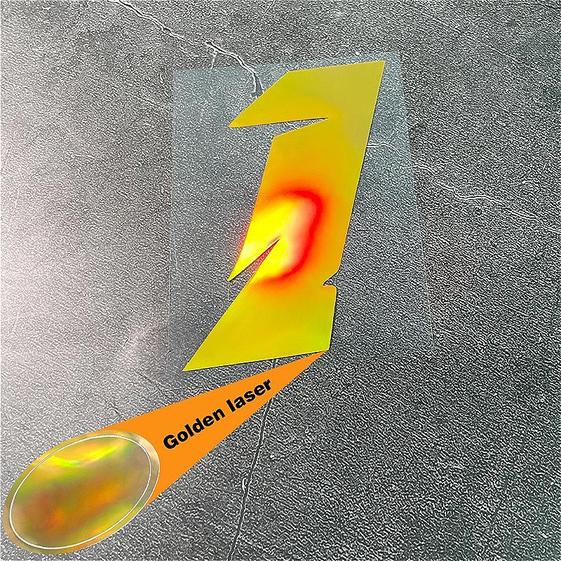 1PC Gold Laser Motorcycle Arabic Numerals Sticker Waterproof for Motorbike Fuel Tank Front Fairing Helmet Universal Vinyl Decal
