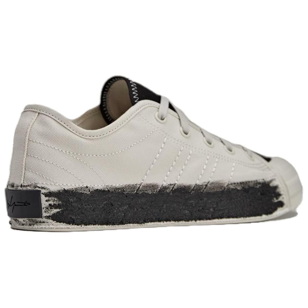 Adidas Y-3 Nizza Low Talc Black Unisex Sneakers Cream JQ2455