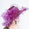 Creative Hat Summer Hat UV Protection Organza Fashion Net Gauze Cap Wide Brim Hat Female Sun Hat