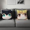 Anime Manga Art Chibi D-Demons S-Slayers Cushion Cover Soft Pillow Case For Sofa Living Room Home Office Decor Protective Covers