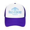 Belvedere Logo Youthful Style Baseball cap AntiAging Camping Denim Sports Cap