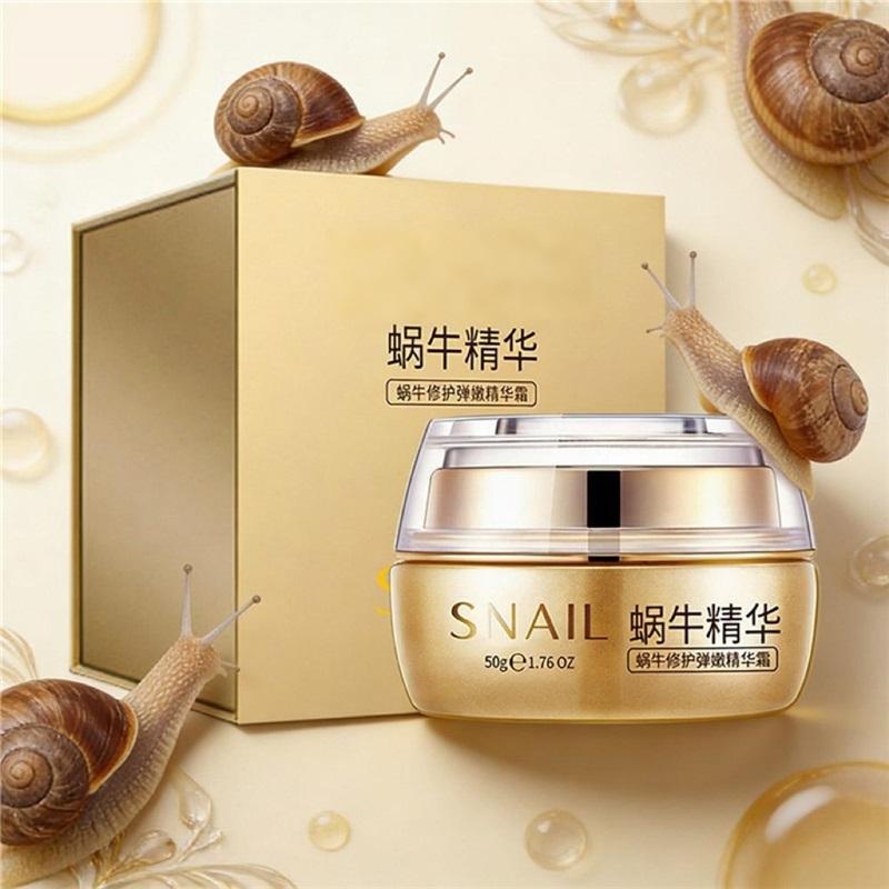 50g Snail Repair Cream, Lightweight Snail Mucin Facial Moisturizer for Soft, Smooth & Hydrated Skin