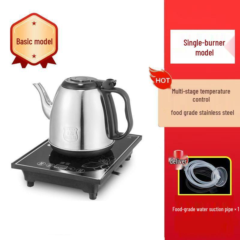 Integrated Electric Kettle with Automatic Water Filling & Boiling, Pumping System, and Anti-Scald Design for Tea Brewing