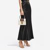 [Pre-Owned] Sylvie Gold Buckle Striped Web Leather Mini Tote Shoulder Crossbody Bag - Fair #BZGZ9L