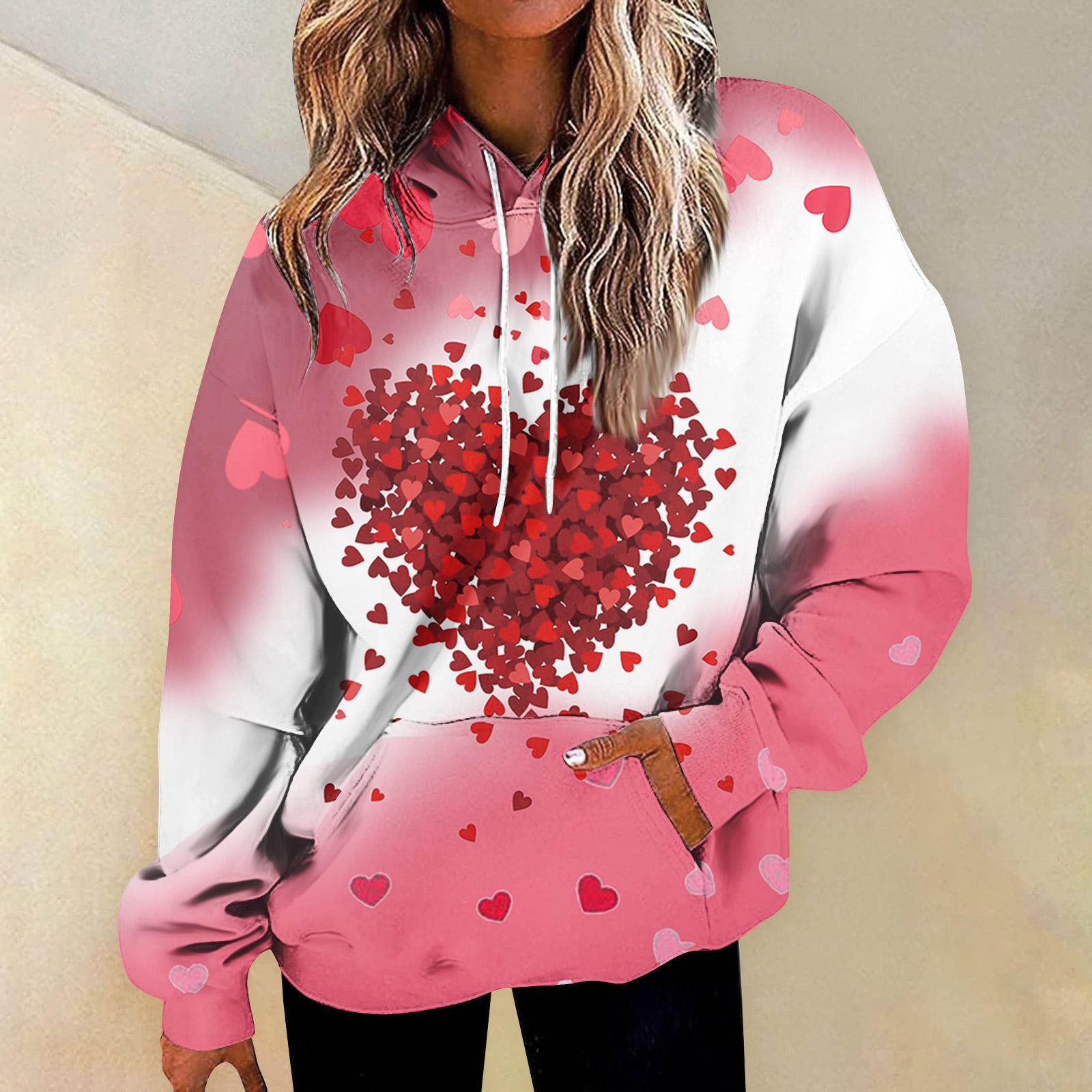 

Женская мода Повседневные Универсальные Повседневные толстовки с круглым вырезом Графика Повседневные с длинным рукавом Градиент Лоскутная верхняя одежда с принтом Толстовки XXL винный