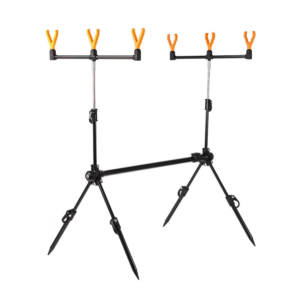 

Lixada Регулируемая выдвижная подставка для удочки для ловли карпа, держатель для удочки, кронштейн для удочки, рыболовная тактика