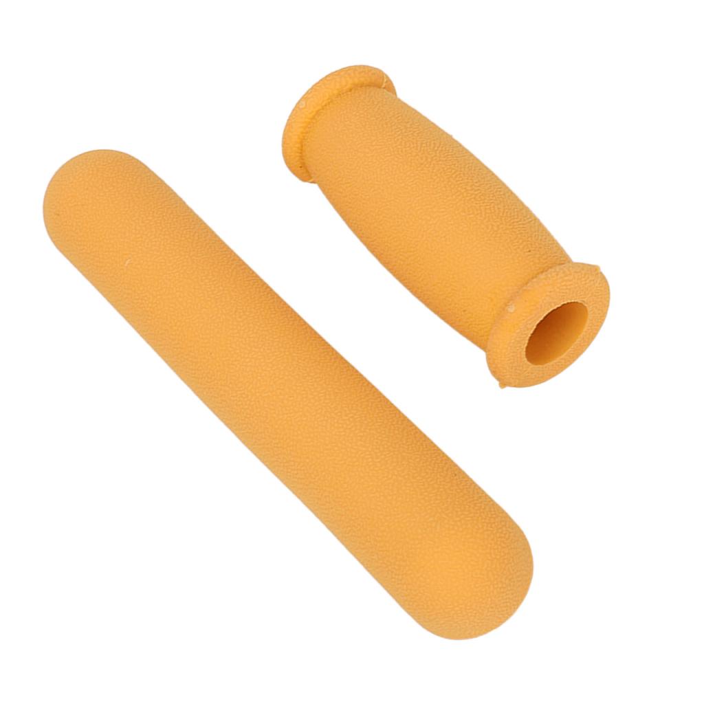 4pcs Extra Thick Cushioned Anti Slip TPU Crutches Replacement Pad for Armpits Hand Grips for Standard Aluminum Crutches