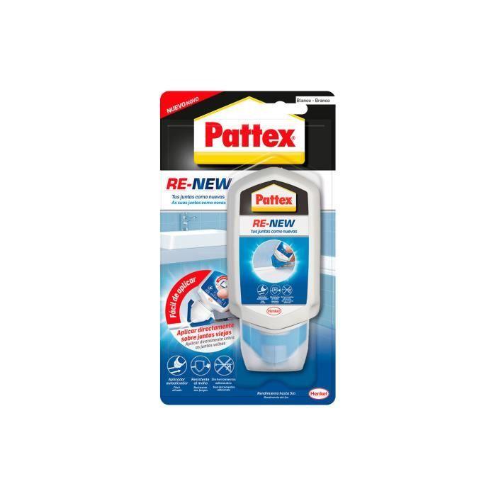 Silicone À Base D'eau - Pattex - Renew 80ml - Résistance À La Moisissure - Facile À Utiliser - Blanc Mat