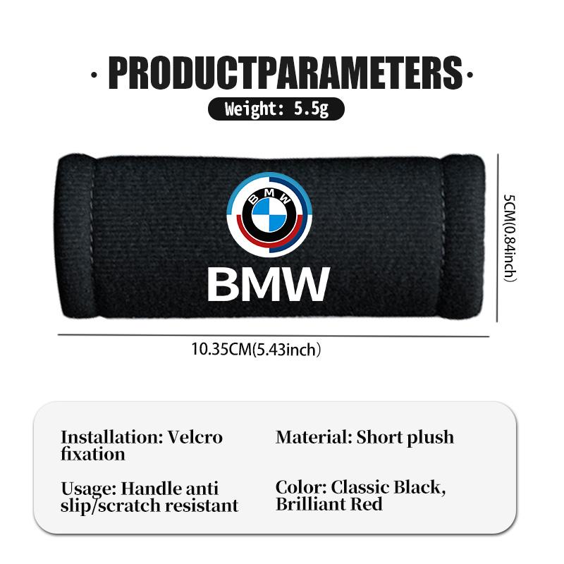 Plush Car Roof Armrest Handle Protective Cover Anti Slip Interior For BMW Performance E91 X5 E70 F11 E30 F31 X3 F25 F32 x7 OO6