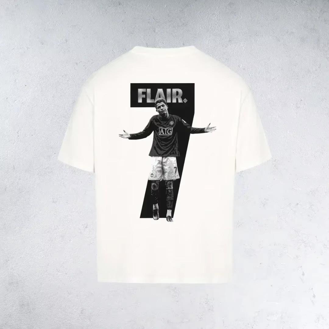 Ronaldo Flair 7 Football Player Graphic T-shirt M
