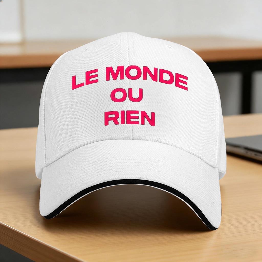 Le Monde Chico PNL Album French Rapper Casual Baseball Cap Summer Trucker Hat Kpop Rock Snapback Cap Fitted Retro Baseball Caps
