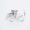 Sturdy Aluminum Alloy Sandpaper Rack Grinding Clip Inner Corner Plane Polishing Hand-held Sandpaper Leather Edge Grinder