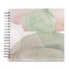 Album À Spirale - Watercolor - 28 X 24 Cm - 50 Pages Blanches - Couverture En Papier Structuré - Vert