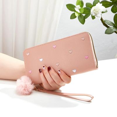 New Single Zipper Multi-functional Long Women's Wallet Fashionable Simple Wallet Clutch Bag