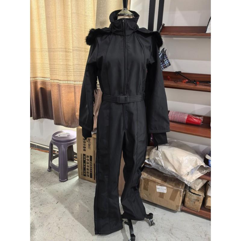 Damen Winter Kapuzen Skibaumwollmantel Quasten Gürtel Warm Lässig Mode