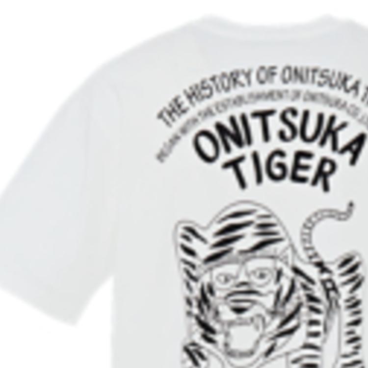 Onitsuka Tiger GRAPHIC TEE T Shirt Unisex White 2183B620-100
