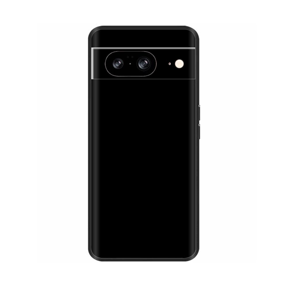 

For Google Pixel 8A Pixel8 8 Pro Case Luxury Black Soft Silicone TPU Bumper Phone Cover for Google Pixel 8 PRO Pixel8A Cases Google Pixel 8