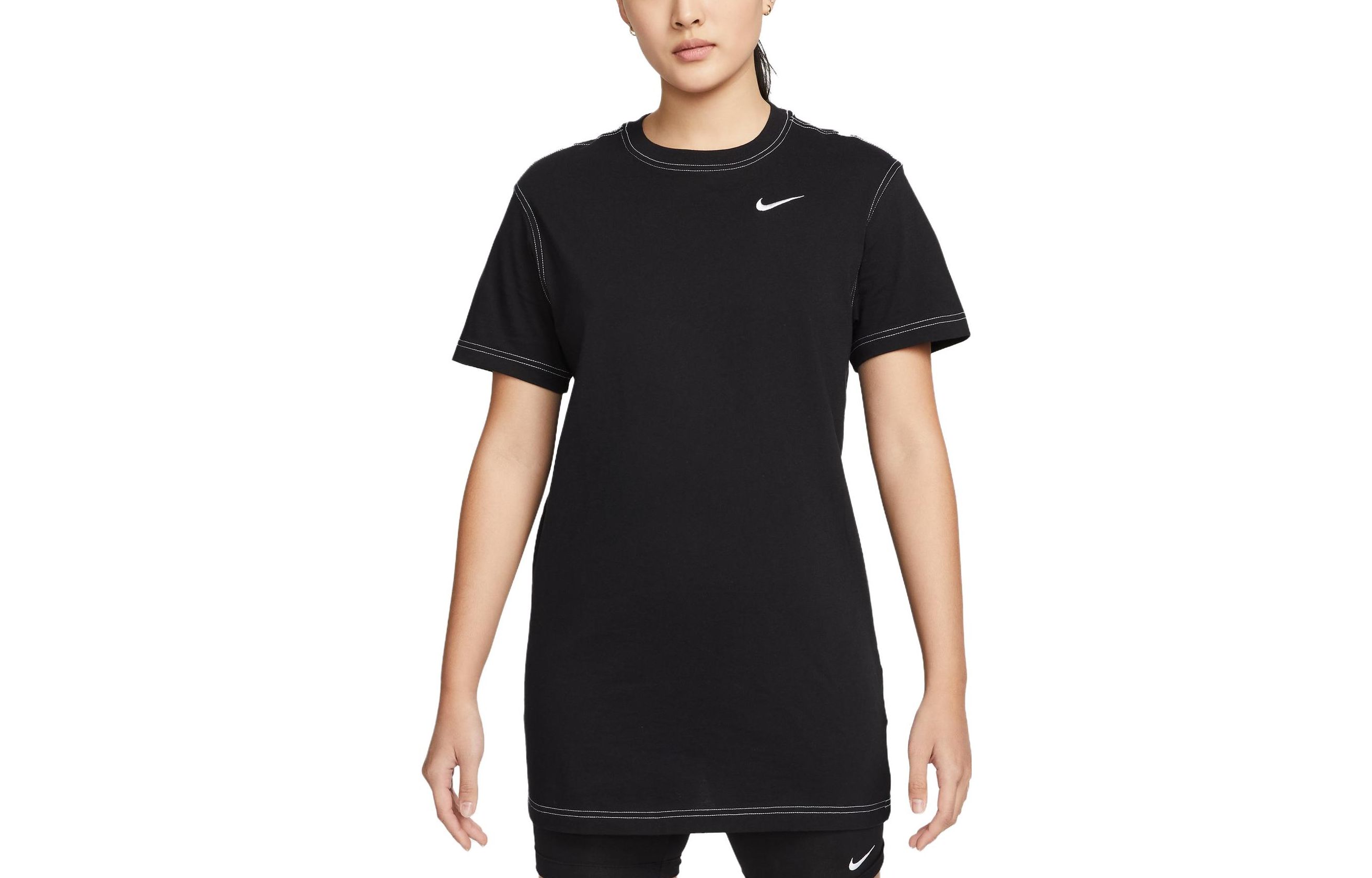 Nike Short Sleeved Dress Women s Black DM6192-010 XL