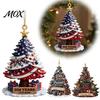 Customized Souvenirs for Friends USA 250th Anniversary Christmas Tree Pendant, Acrylic Memorial Hanging Ornament American Patriotic 1776 To