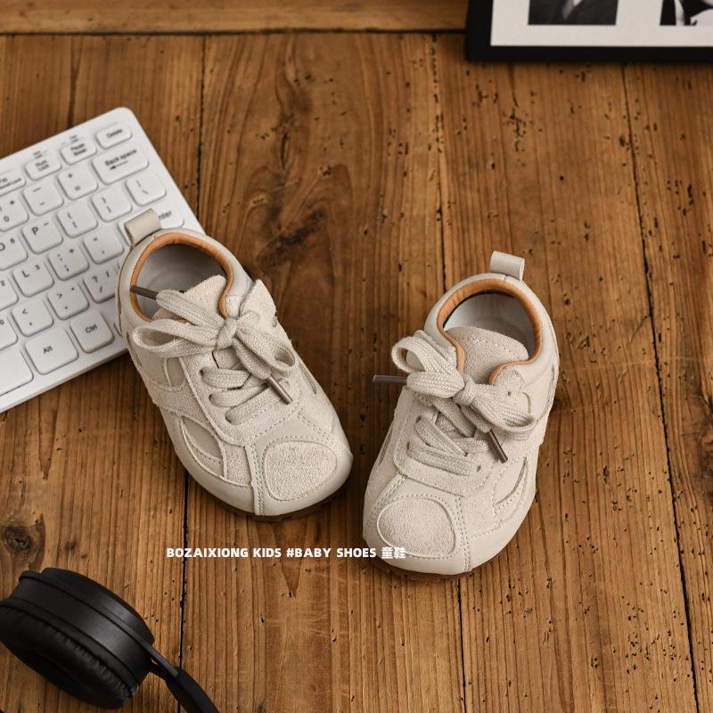 

2025 new children s sports shoes girls German training shoes Korean version boys board shoes baby casual shoes children s shoes 33