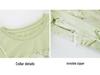 Mint Mambo Green Floral Two-Piece French Style Slim Waist Summer Dress