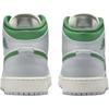 Air Jordan 1 Mid GS White Pure Platinum Pine Green DQ8423-142