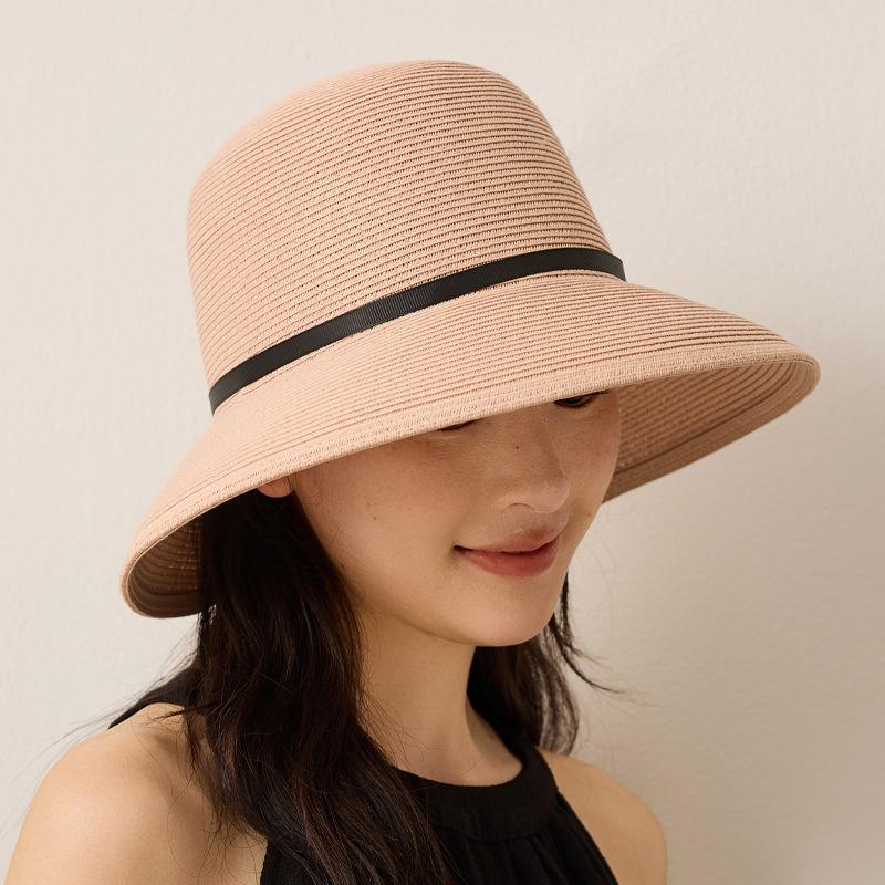 Straw Hat Women's Summer Sun Hat Seaside Holiday Sunscreen Fisherman Hat