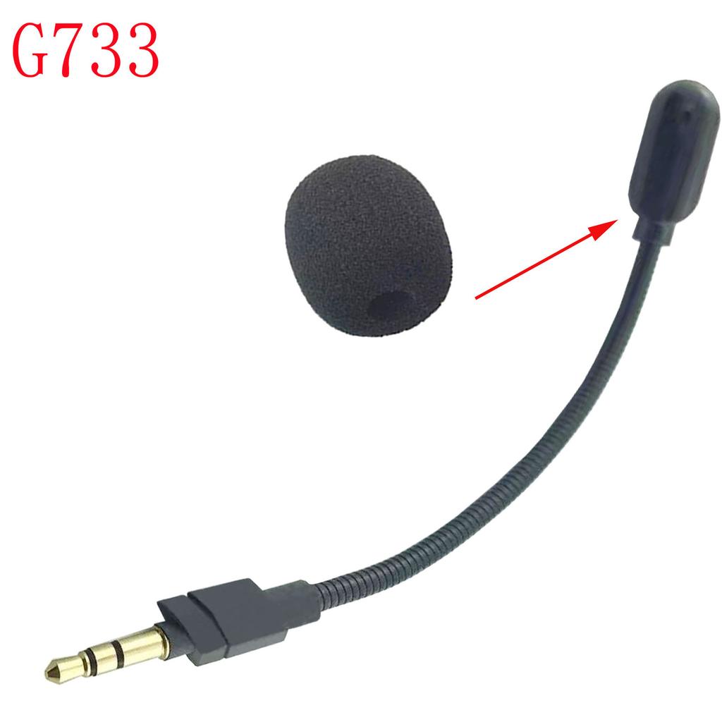 Replacement Mic for G733 Gaming Headset Noise Reduction Headset 3.5mm Detachable