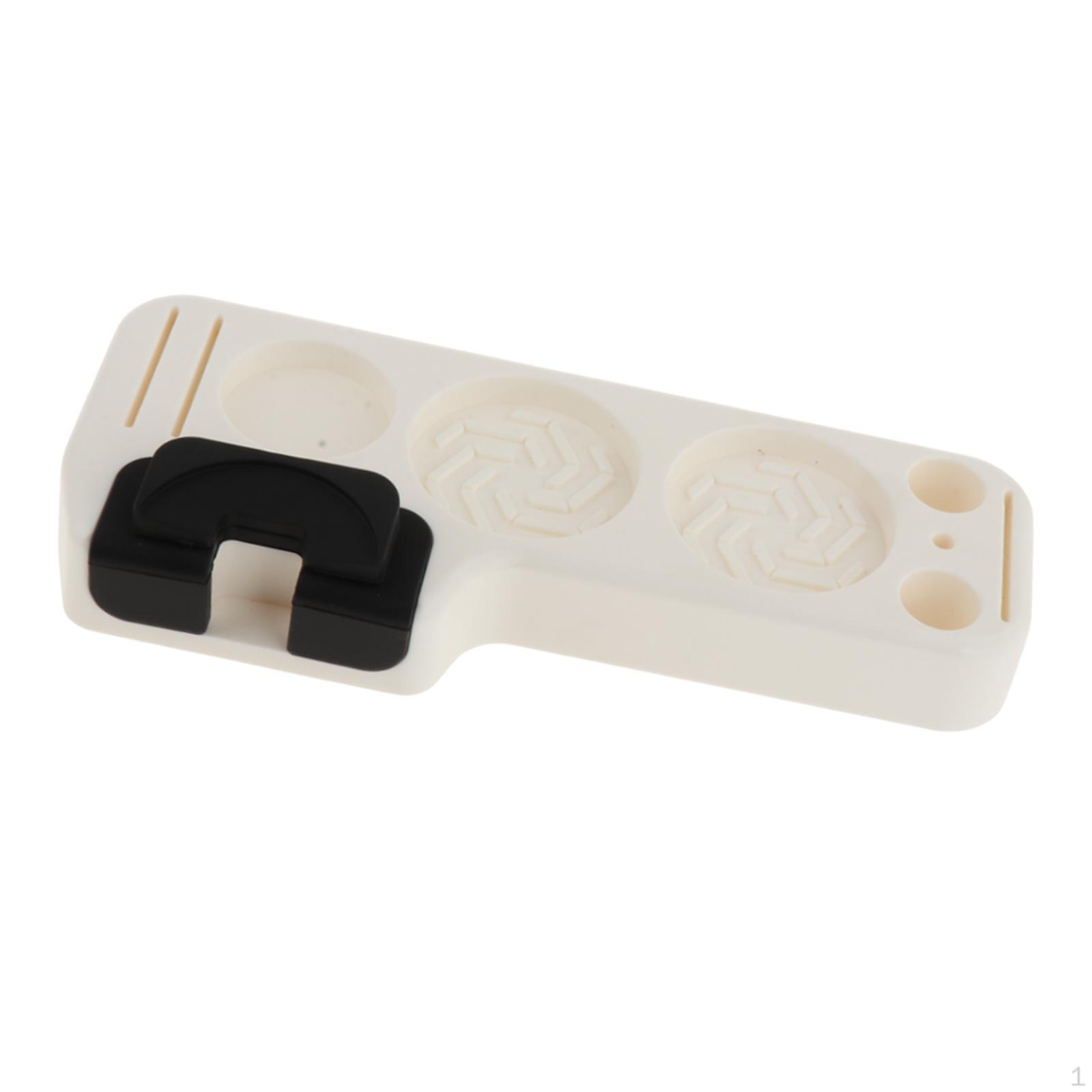 Органайзер для кофейной станции с нескользящей основой для оборудования для приготовления эспрессо белый