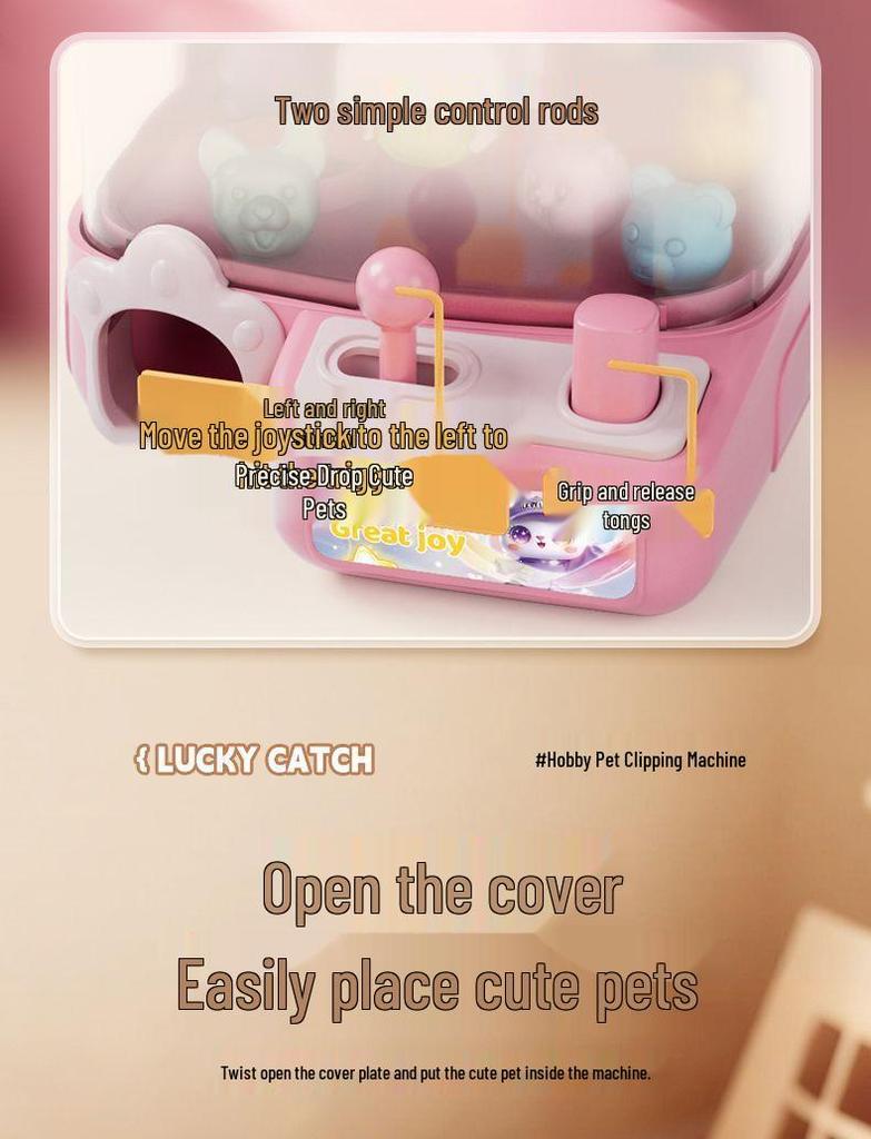 Mini Claw Machine for Kids - Educational Toy for Ball Catching and Fun