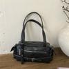 IELGY Ladies Underarm Bag Retro Casual Portable Boston Bag Large Capacity Simple