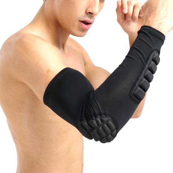 Anti-Kollisions-Verlängerungsarmschutz Basketball Sport Ellenbogen-Arm-Ärmelpolster-Klammer