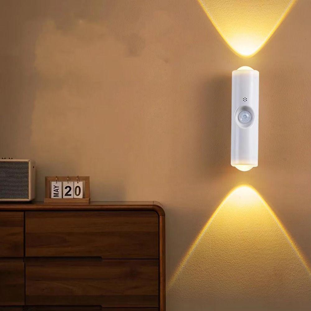 Wireless Sensor Night Light Portable Rechargeable LED Closet Light Magnetic Sticker Dimmable Wall LED Lamp Kitchen